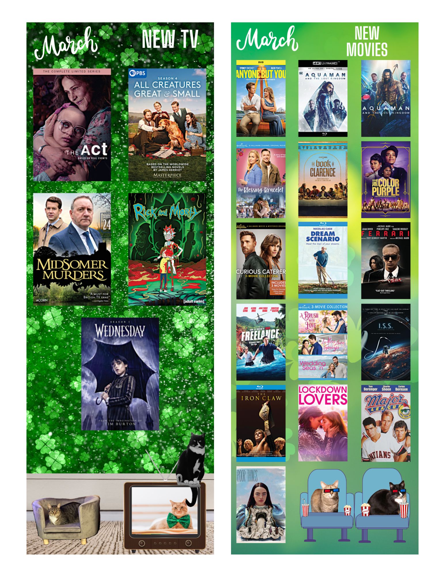 New March Movies & TV
