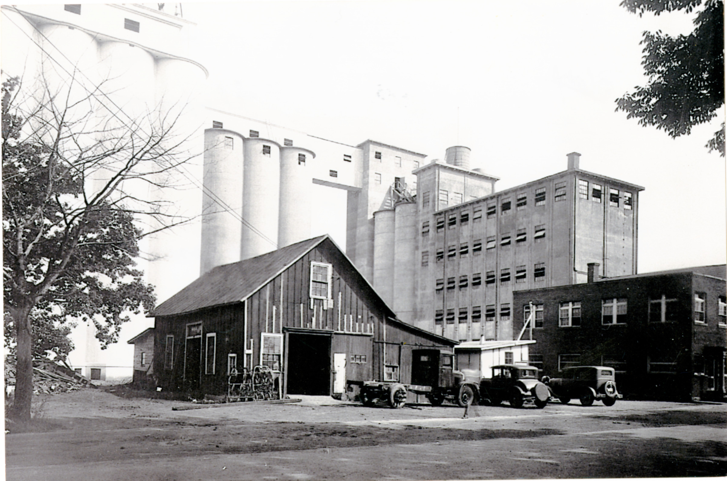 rothergery blacksmith with grain mill behind c1930